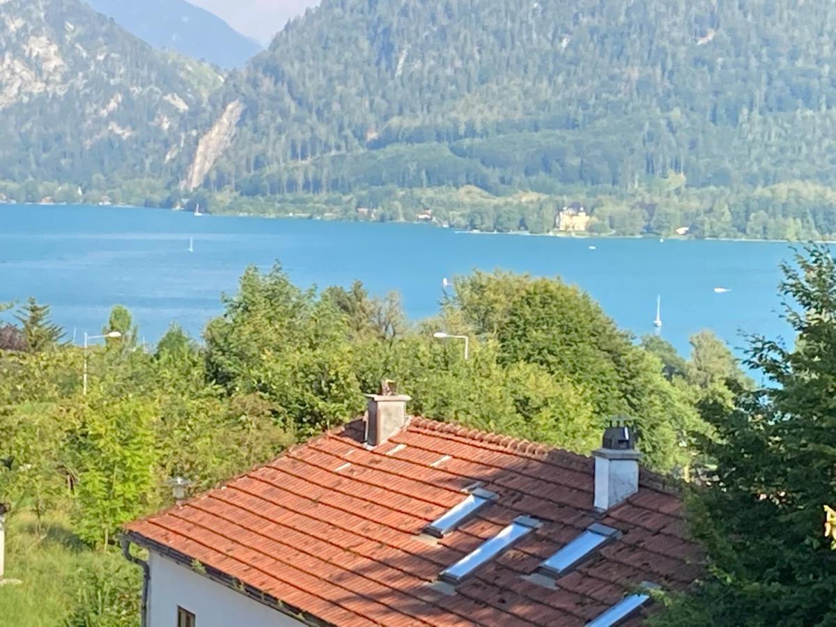 Ferienwohnung Mit Seeblick, Unterach Am Attersse ウンターアッハ・アム・アターゼー エクステリア 写真